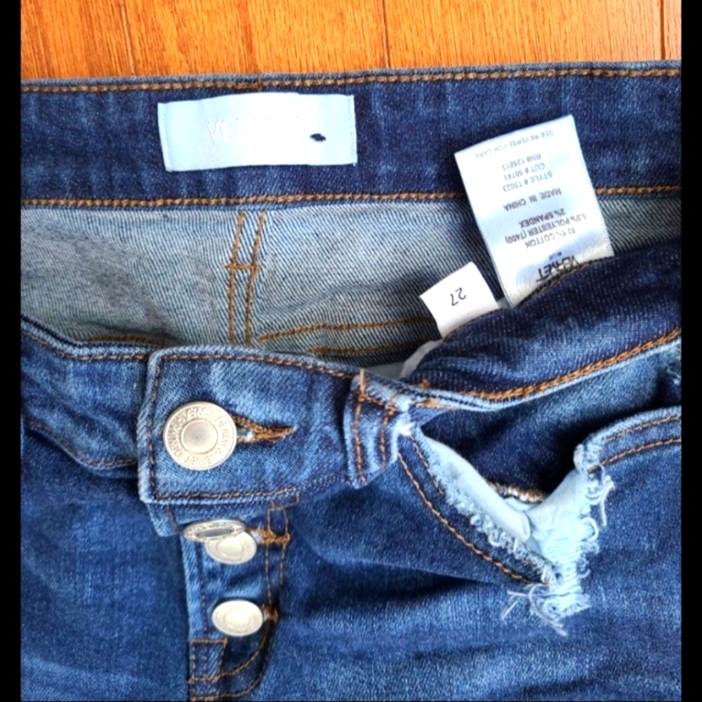 Skinny button up jeans
